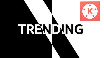 How to create black and white text animation  using KineMaster