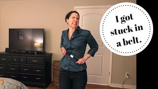 Thrift Store Style Wardrobe Malfunction Stuck In A Belt