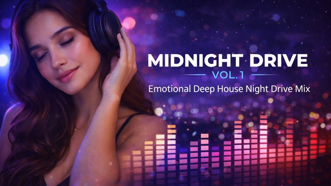 Midnight Drive Sessions Vol. 1 🌙 | Emotional Deep House Night Drive Mix | Deep Bass & Silky Groove