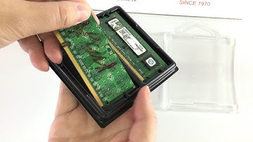 2 count DDR3 so dimm plastic clamshell box packaging