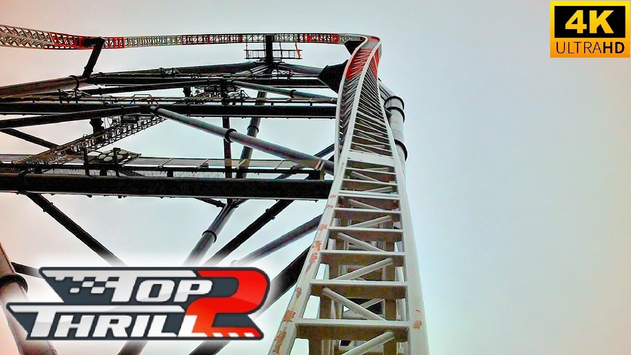 Top Thrill 2 POV 4K Front Row WORLD’S TALLEST Roller Coaster Cedar Point Sandusky Ohio