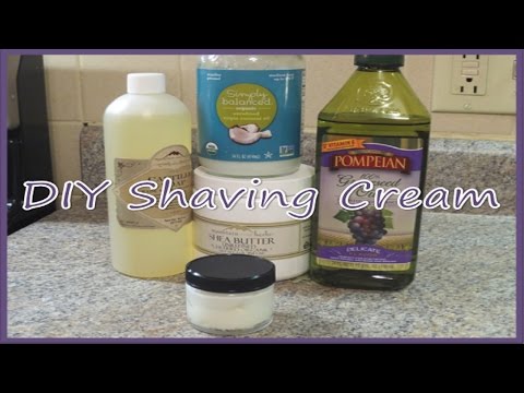 DIY Natural Shaving Cream Recipe!