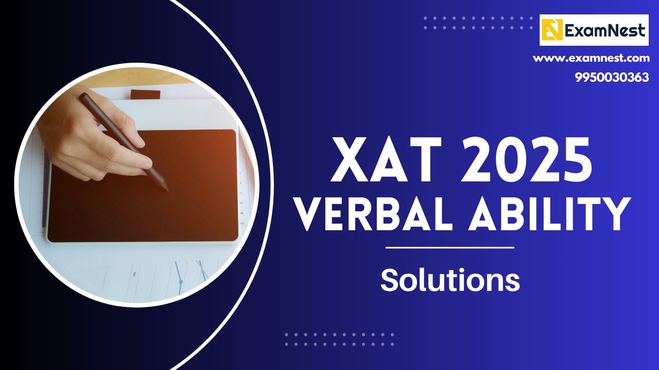 XAT 2025 Solutions | VALR | Previous Year Paper | Original Questions ...