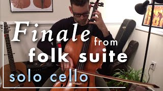 Finale From Folk Suite For Solo Cello - By Daniel Delaney