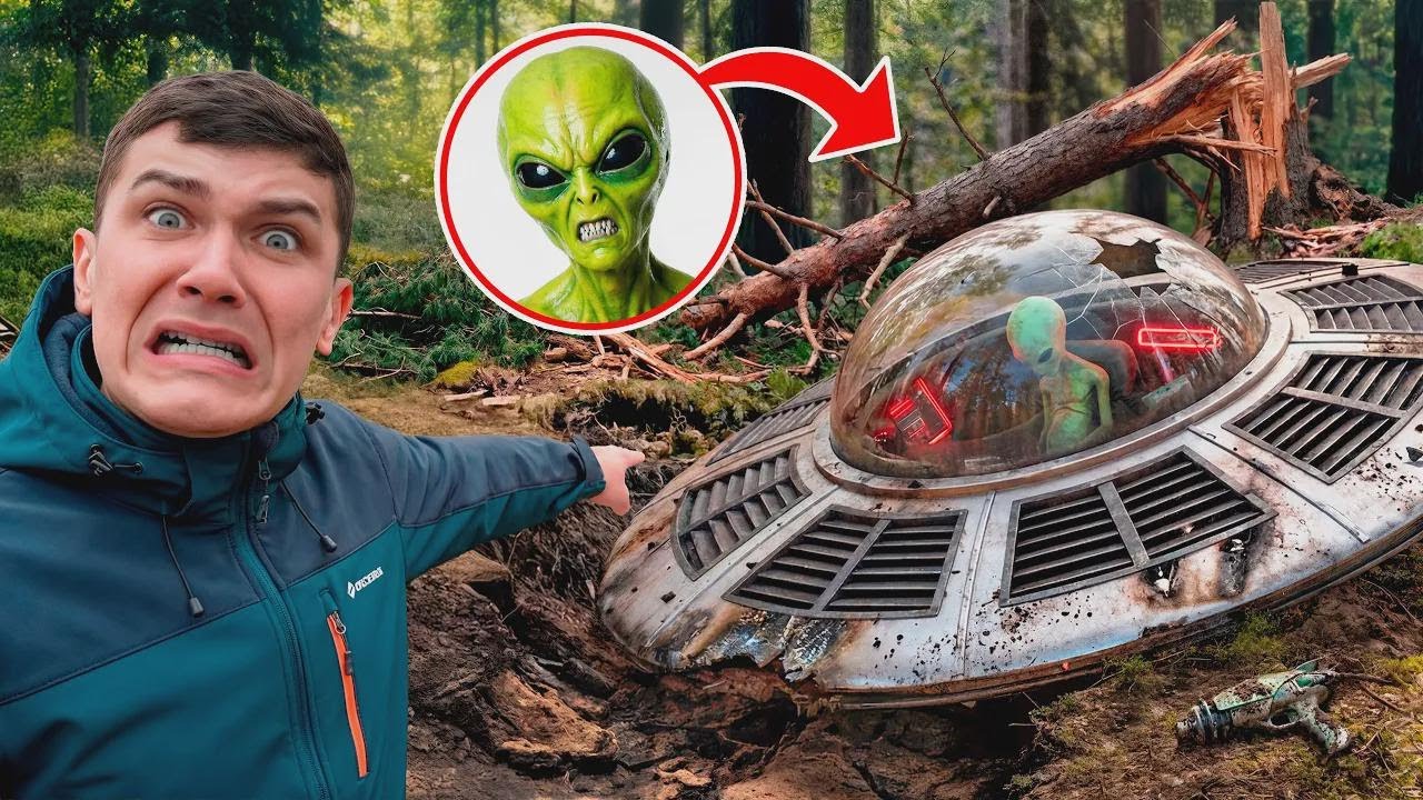 Βρήκα μια εγκαταλελειμμένη ιπτάμενη δισκο στο δάσος! Πώς βρέθηκε εκεί;