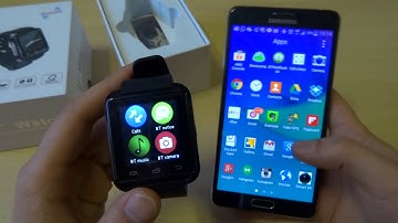 How to use U8 bluetooth watch BT notification app for Android and Apple