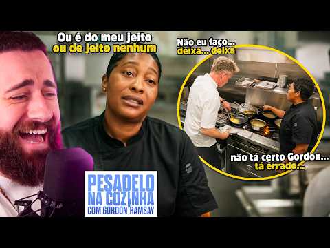 Dona centralizadora não confia nem no Gordon para cozinhar (PESADELO NA COZINHA)