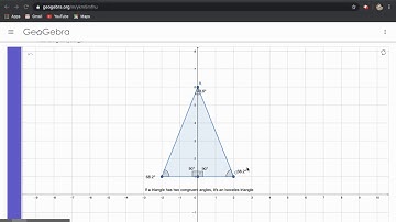 Converse of the Isosceles Triangle Theorem Proof