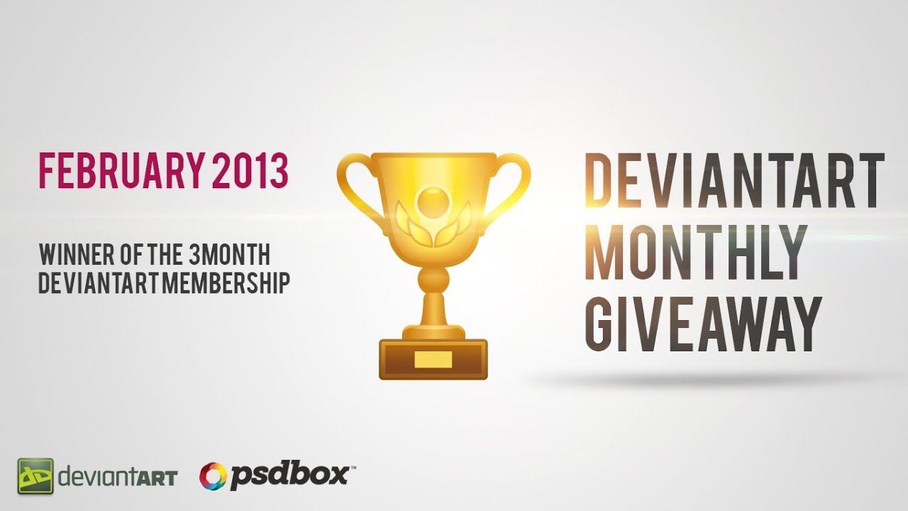 February 2013 - Deviantart Giveaway Winner