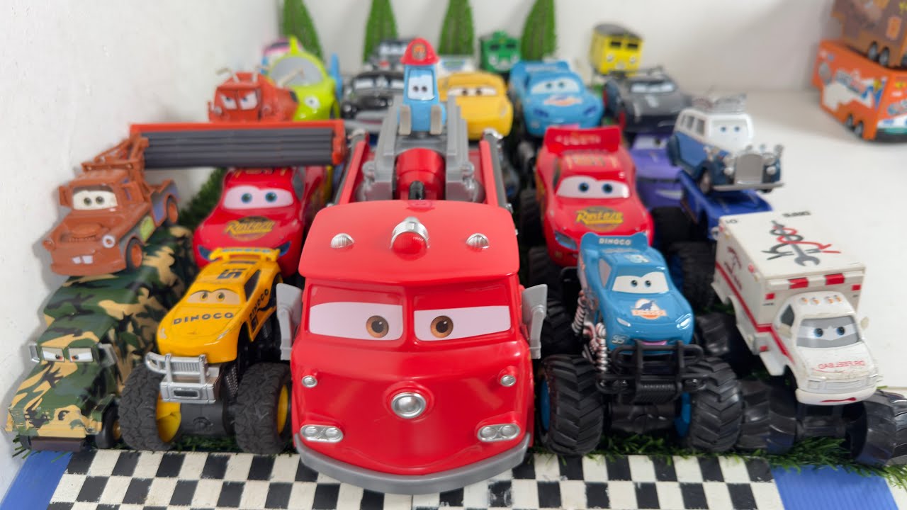 Disney Pixar Cars Unboxing Review | Full Lightning McQueen, Tow Mater, Doc Hudson, Sally , Mack