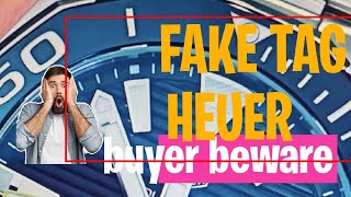 Fake Tag Heuer Aquaracer Vs Real One How To Spot Comparison