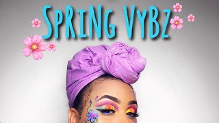 SPRING VYBZ | MAKEUP TUTORIAL | FACEPAINTING | FLOWERS