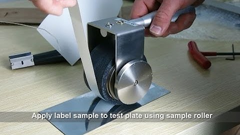 Peel Adhesion Testing Labels