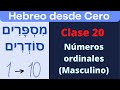 CURSO DE HEBREO para principiantes CLASE 20 NÚMEROS EN HEBREO | Aprende Hebreo Facil en 5 minutos