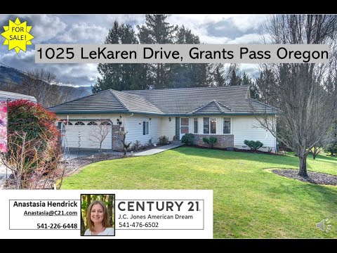 1025 Le Karen Drive, Grants Pass, OR home video tour