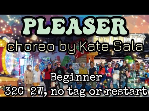 Pleaser line dance, chor.by Kate Sala(UK), danced by Poppy's Dance Class(INA)