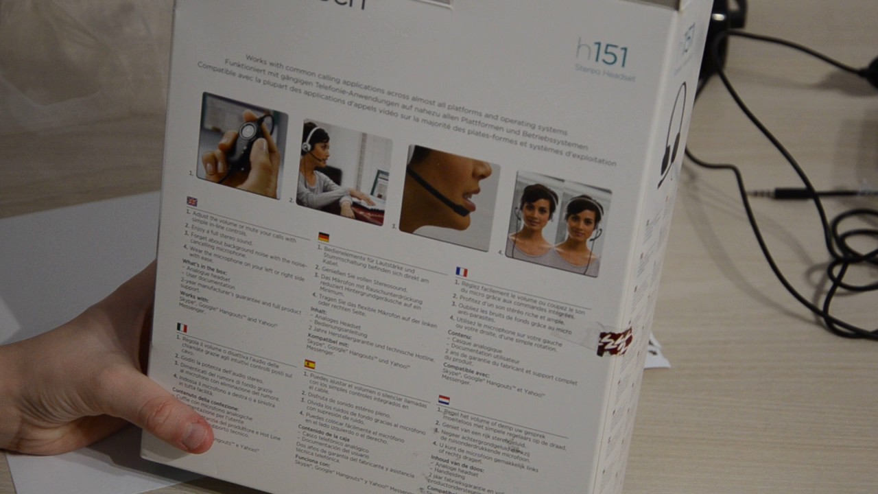 Наушники  Logitech h151 Stereo Headset