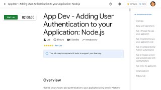 App Dev - Adding User Authentication to your Application: Node.js