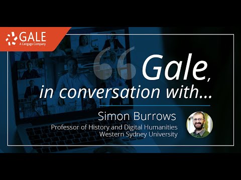 Gale In Conversation with Professor Simon Burrows, Western Sydney ...