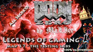 Doom Zero MAP17: The Testing Labs - 100% Walkthrough