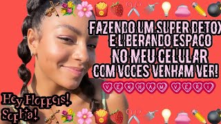 `_' 🌸 Fazendo Um Super Detox No Meu Celular + Liberando Espaço! ( hi  soft sophi.  ♡ ) screenshot 2
