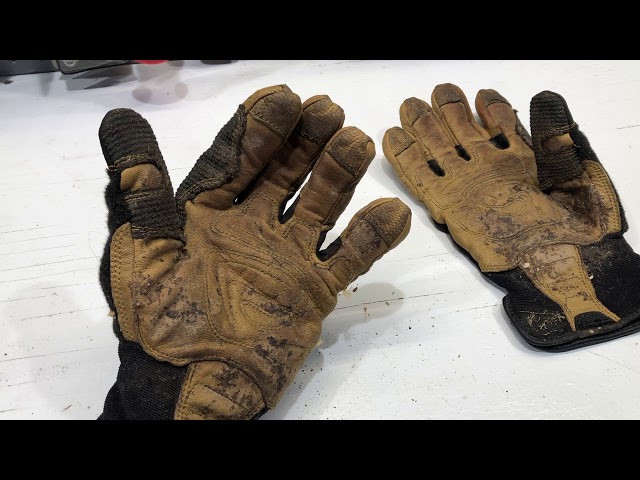  Ironclad Ranchworx Work Gloves RWG2, Premier Leather Work Glove,  Performance Fit, Durable, Machine Washable, (1 Pair), RWG2-04-L,Brown/Black  : Everything Else