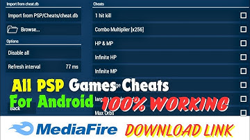 PPSSPP 2025 all Games Working Cheats File Download | How to use Cheat codes in PPSSPP Emulator