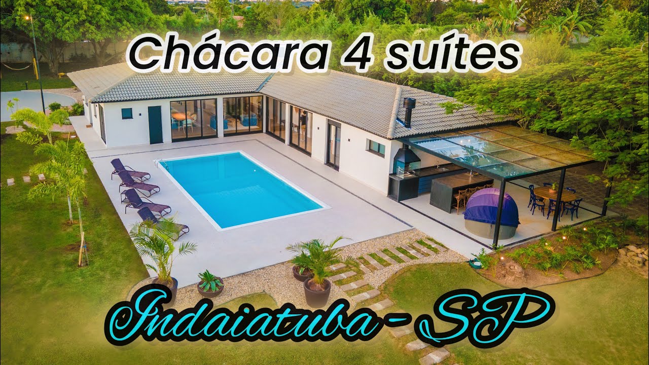 CHÁCARA LUXUOSA EM CONDOMÍNIO NA CIDADE DE INDAIATUBA 