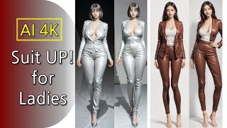 [AI 4K] Suit UP - 섹시 여성 정장 (Sexy Blazer & Suit Fashion)