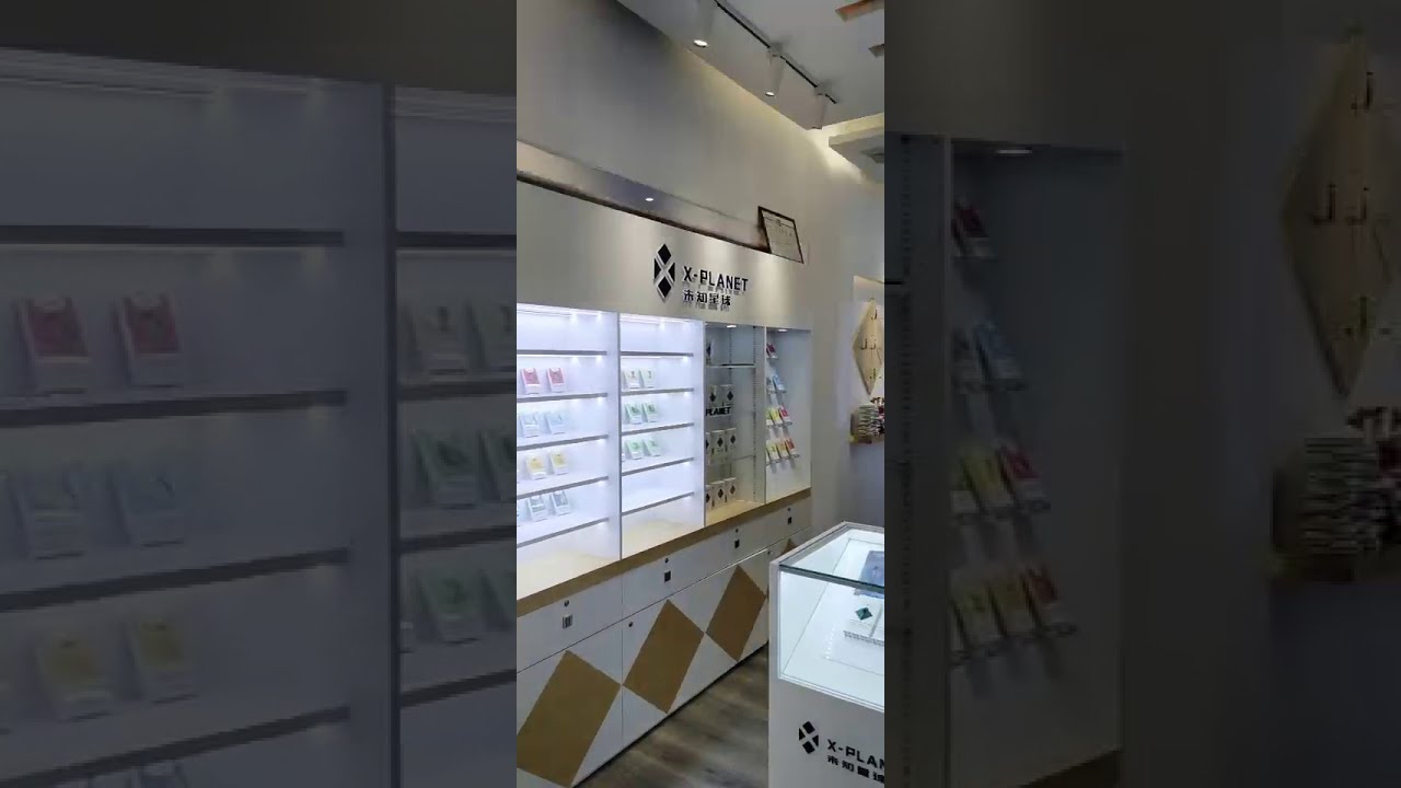 RECHI Design & Manufacture Retail Display Showcase For X-PLANET Vape E-Cigarette