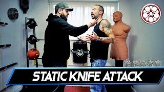How to DEFEND Threat with KNIFE: Static Knife Attacks | Nick Drossos
