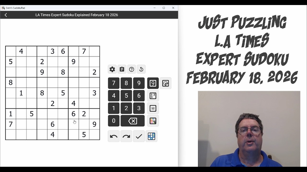 LA Times Expert Sudoku February 18 2026