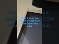 Not joke I have seen acrade machine runs on CSM Mode bios