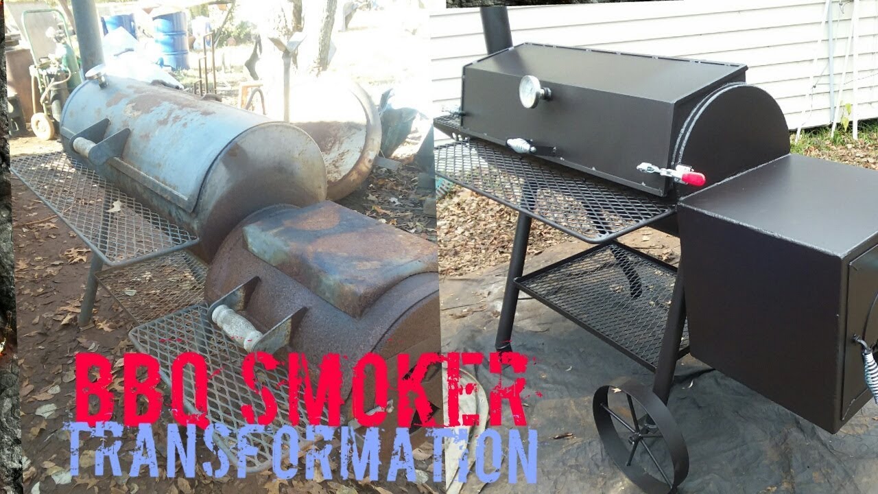 Bbq smoker re-build