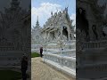 the white &amp; blue temple in Chiang Rai