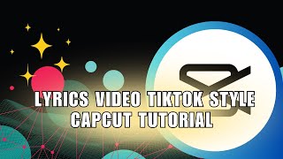 💥 COMPLETE: Trending lyrics video tiktok style capcut tutorial | raindrop + glow lyrics | 2025