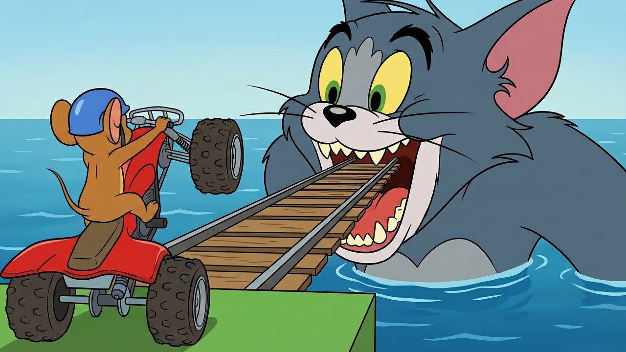 Tom, Jerry and Spike Quad Bike Challenge on Mount Chiliad | Fanmade Tom & Jerry