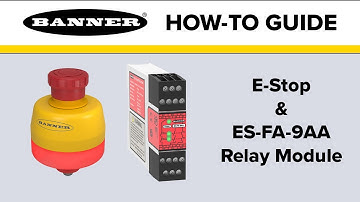 Banner E-Stop & Safety Relay Module