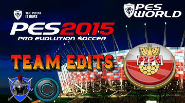 PES 2015 Kit Editing | POLAND Guide for Next Gen