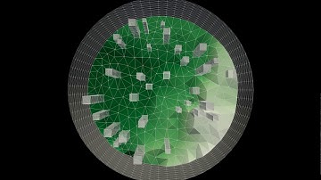 Mesh generation for large-scale city modeling and simulation in VirtualCity@Chalmers (top view)