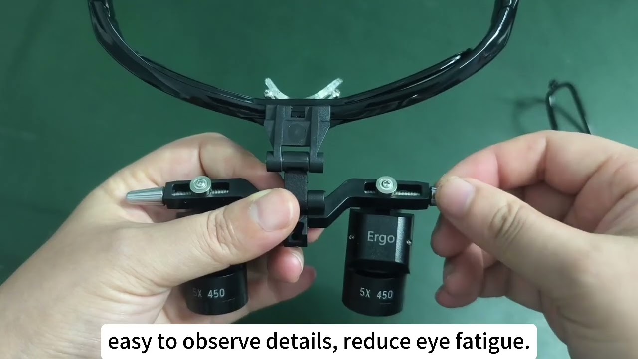 3x 4x 5x 6x Myopia Dentel Magnifying Adjustable Lense Surgical Loupe LED Recharging Battery NIW