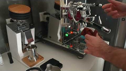 Afternoon latte with ECM Synchronika