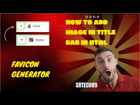 How to add image in title bar in HTML | How to add icon in HTML | HTML title icon code.