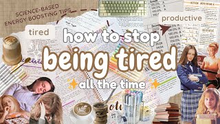 How to study after school when TIRED✨🥱 study tips, energy hacks, study motivation