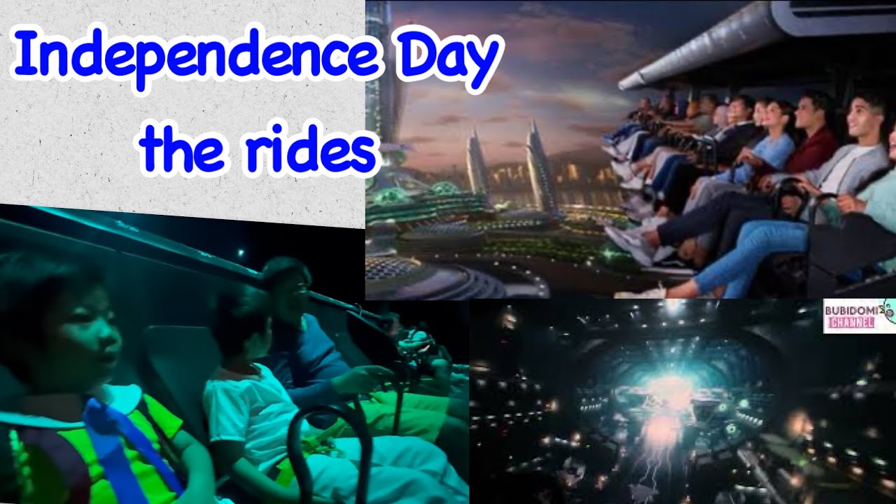 Independence day the ride - Genting Skyworlds theme park Jul 2024
