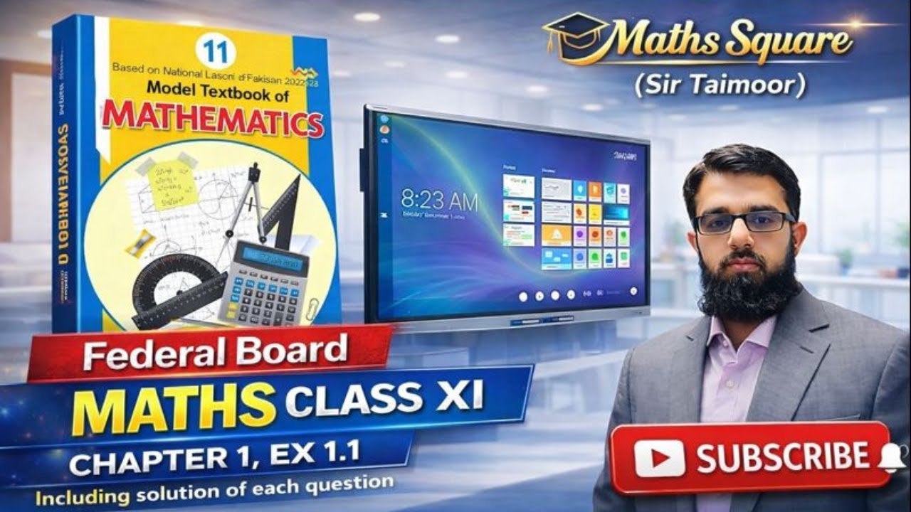 Class 11 Maths Chapter 1 Exercise 1.1 | Ex 1.1 Class 11 | 1.1 Maths Class 11 | NBF | Maths Square