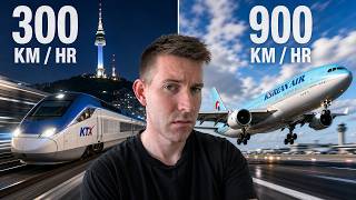 Bullet Train Vs Plane across Korea Which is faster