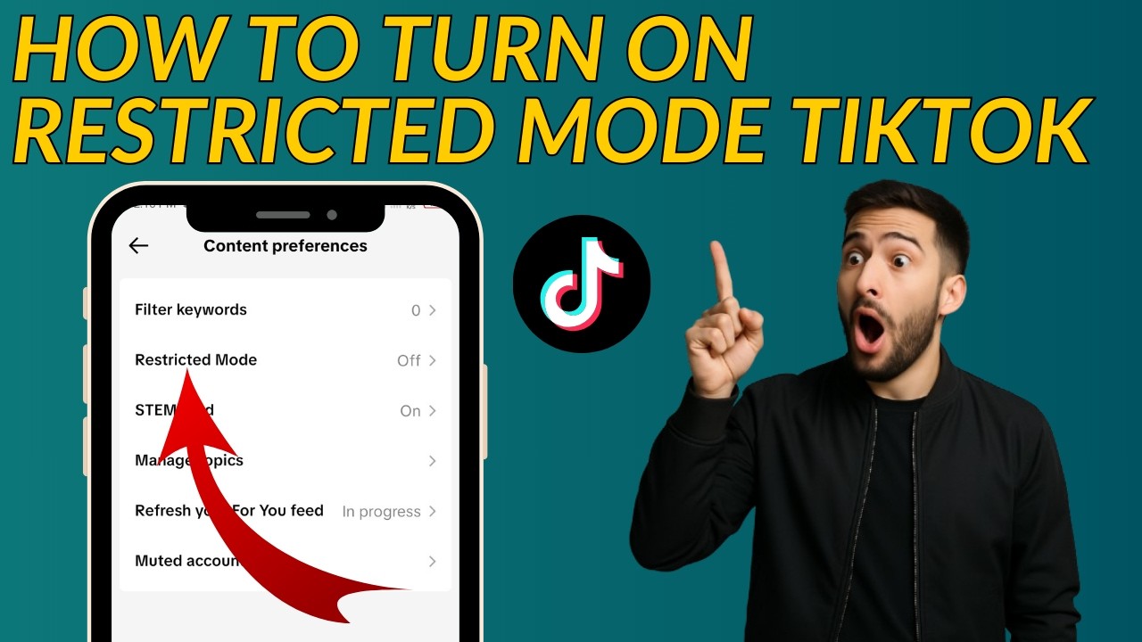 How to Turn On Restricted Mode on TikTok (2026) - YouTube