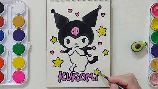 Vẽ Kuromi | Sanrio | Hello Kitty #kuromi #sanrio #hellokitty