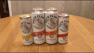Thumbnail for Jon Drinks Water #8037 White Claw Hard Seltzer Spiked Sparkling Water, Black Cherry VS Mango VS Rasp